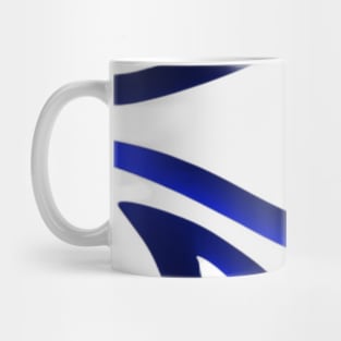 Eye of Horus Royal Blue Shadow Silhouette Anime Style Collection No. 225 Mug